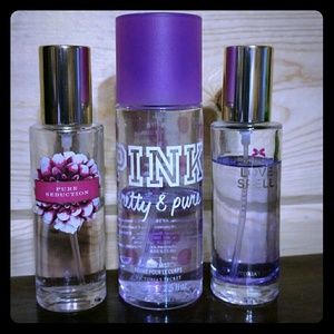 Victoria Secret and Pink body sprays