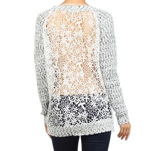 Crochet Knit Sweater