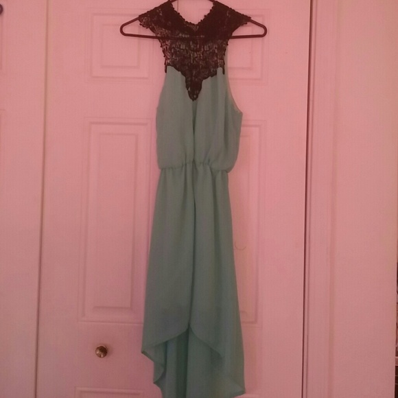 Teal turquoise dress