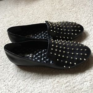 Boutique 9 spiked slip on shoes