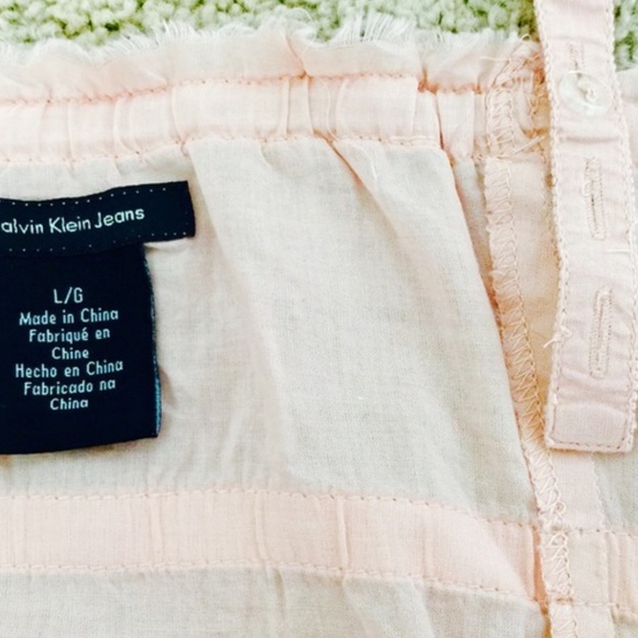 Calvin Klein Blush Pink Bohemian Top - Picture 3 of 3