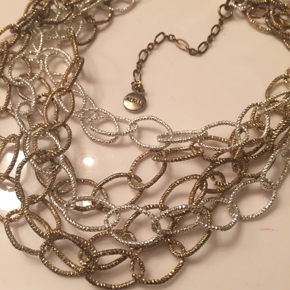 Jewelry - Gold and silver linked necklace Jewelry - Gold and silver linked necklace