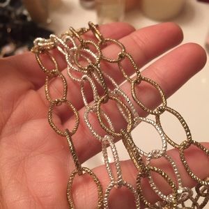 Jewelry - Gold and silver linked necklace Jewelry - Gold and silver linked necklace