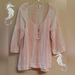 Today Only! Anthropologie Beachy Gauze Top