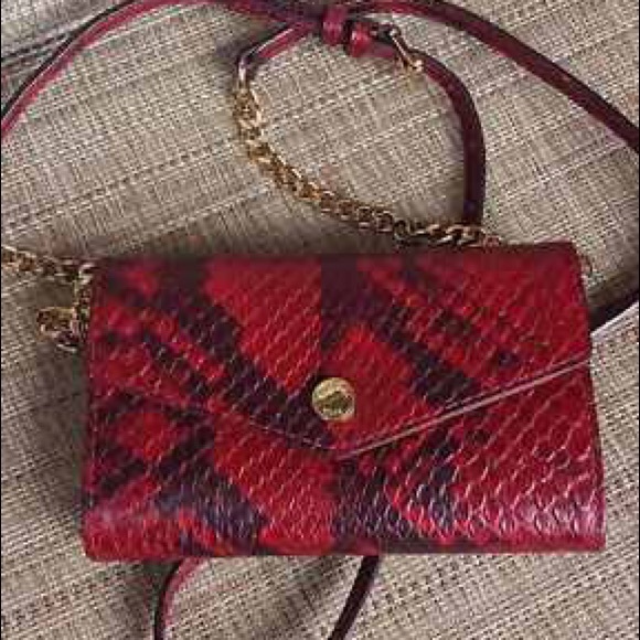 Michael Kors snake skin wallet/shoulder bag