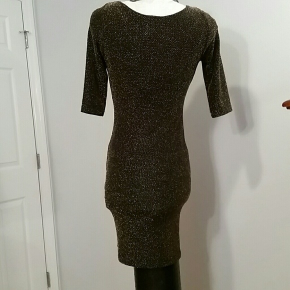 Gold Sparkly Party Dress - Picture 4 of 4