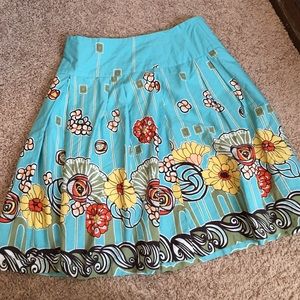 Downeast knee length skirt