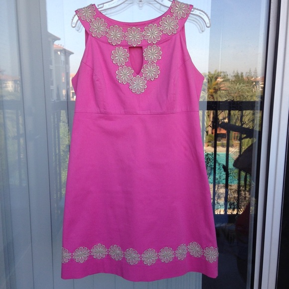 Lilly pulitzer pink dress, size 0