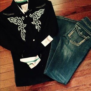 Roar button up shirt