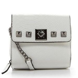 Gianni Bini Pyramid White Stud crossbody