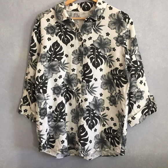 Hot Cotton Linen Top Size M ***EUC***