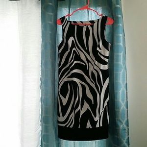 Zebra style dress
