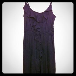 Old Navy Dark Blue Dress with Ruffles