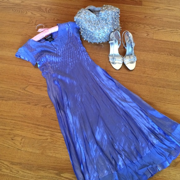 Periwinkle Crinkle Dress