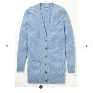 Pure Collection cashmere boyfriend cardigan