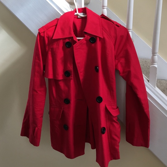Red Trench/Pea Coat