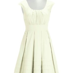 EShakti cream dress NWOT