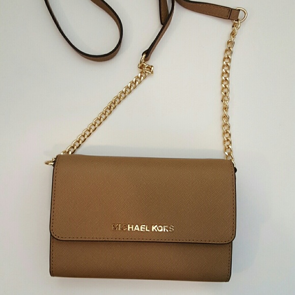 Michael Kors saffiano leather crossbody bag