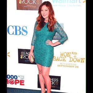 Adrianna Papell Coral Lace Dress