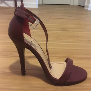 Maroon Anne Michelle Heels