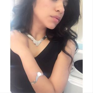 80's Brass Choker and Bracelet