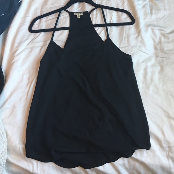 Black tank top