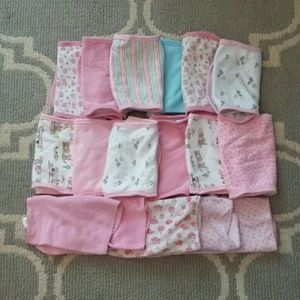 Closet closing sale!  17 burp cloths