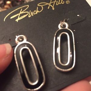Oval earrings