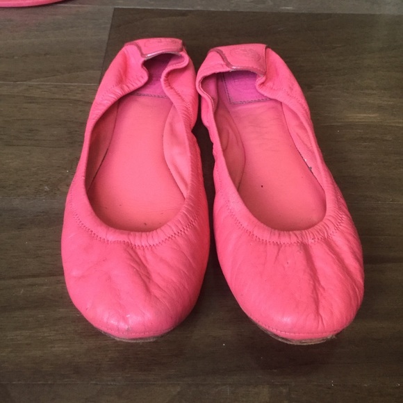 Tory burch pink ballet slippers