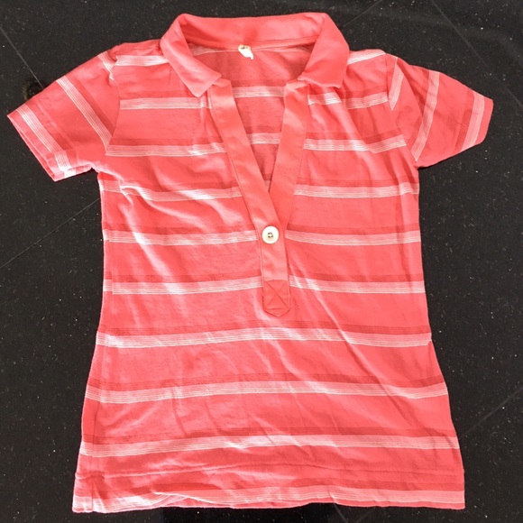 Super soft one button deep v collared shirt