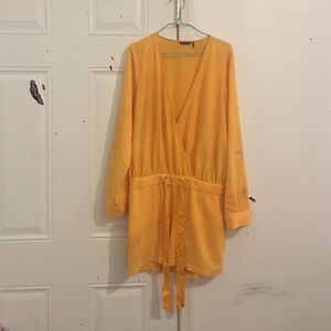 Marciano by guess yellow romper