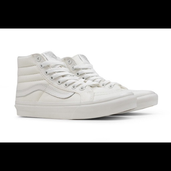 VANS WOMEN'S SK8-HI SLIM - BLANC DE BLANC