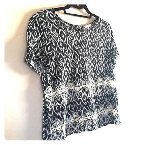 Tribal Peek a Boo Top
