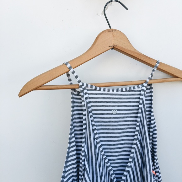 RARE Lululemon Striped Crossback Tank