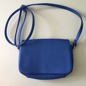 Royal blue cross body purse