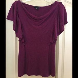 Beautiful Dark Purple Banana Republic Blouse SizeS