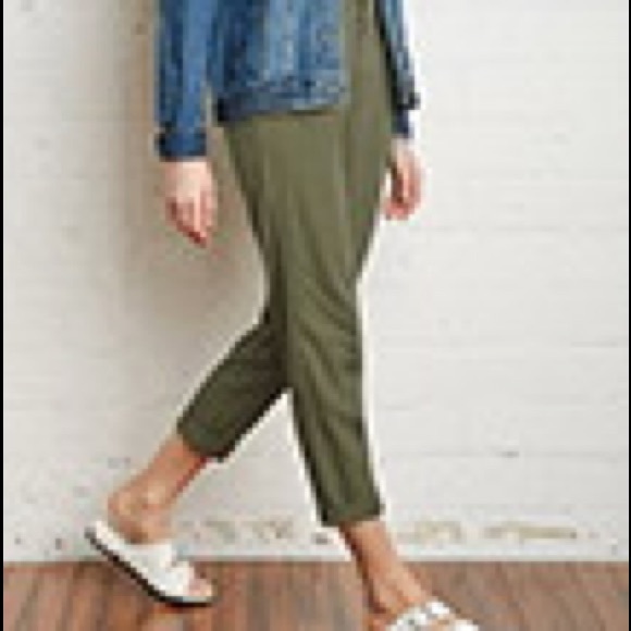 Pleat front cotton pants - Picture 2 of 4