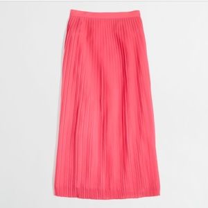 JCrew Pleated Maxi in Coral