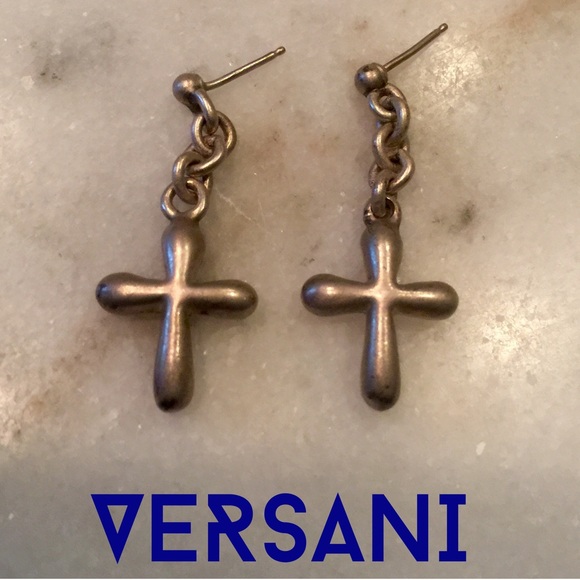Versani matte 925 solid silver cross - Picture 1 of 4