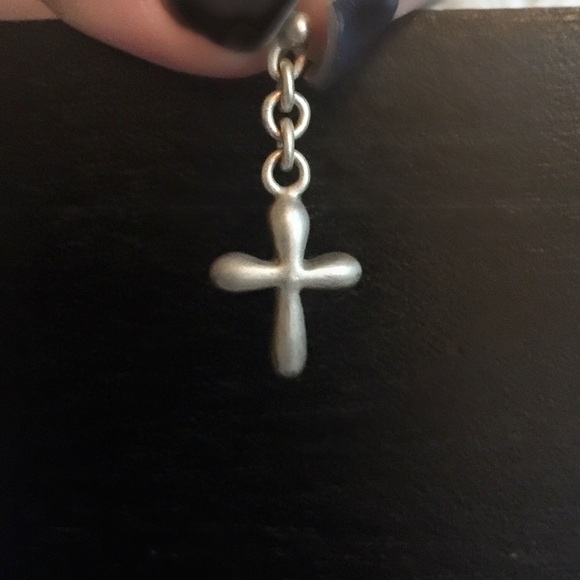 Versani Matte 925 Solid Silver Cross - image 3