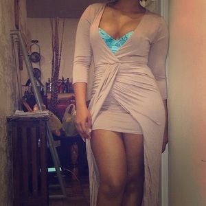 Tawny sexy high low dress