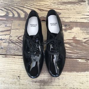 NEW American Apparel Black Tap Shoes