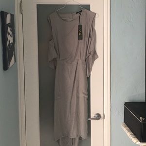 C Luce grey pencil dress