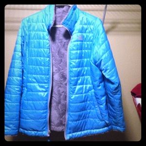 North Face girls size XL reversible winter coat