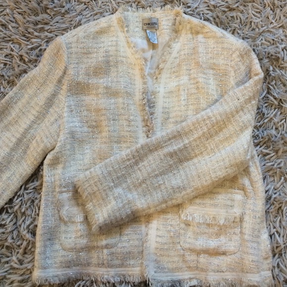 Chico's tweed blazer