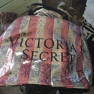 Victoria secret sequin bag