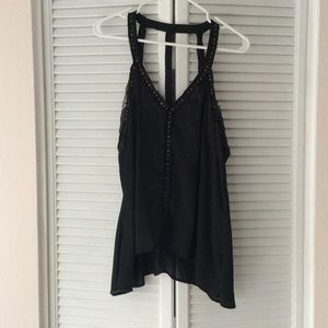 Razor back silk tank by Fredericks of Hollywood