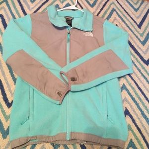 The North Face Denali jacket in Mint Blue