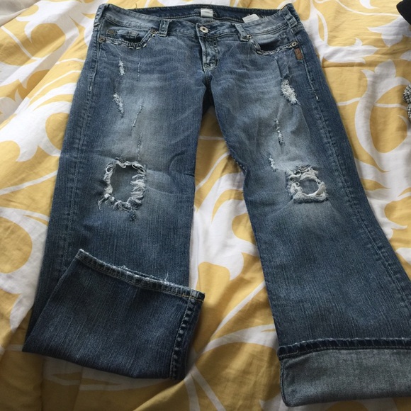 Silver capris