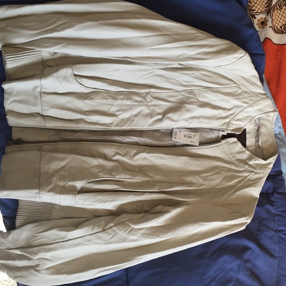 Faux leather jacket